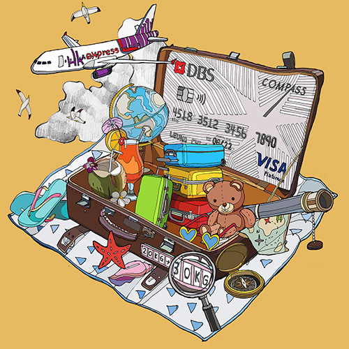 Enjoy 1time Free Baggage Upgrade1 with a single transaction of HK