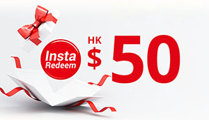 HK$50 InstaRedeem Discount