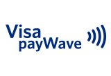 Equipped with Visa payWave, Enjoy the ease of cashless payment