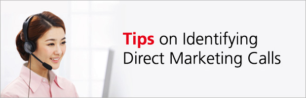 Tips on Identifying Direct Marketing Calls