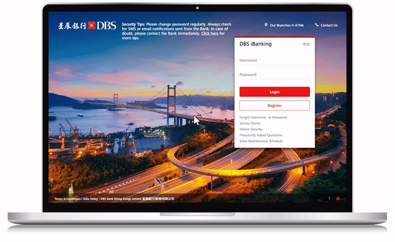 Subscribe for and View eStatement | DBS Hong Kong