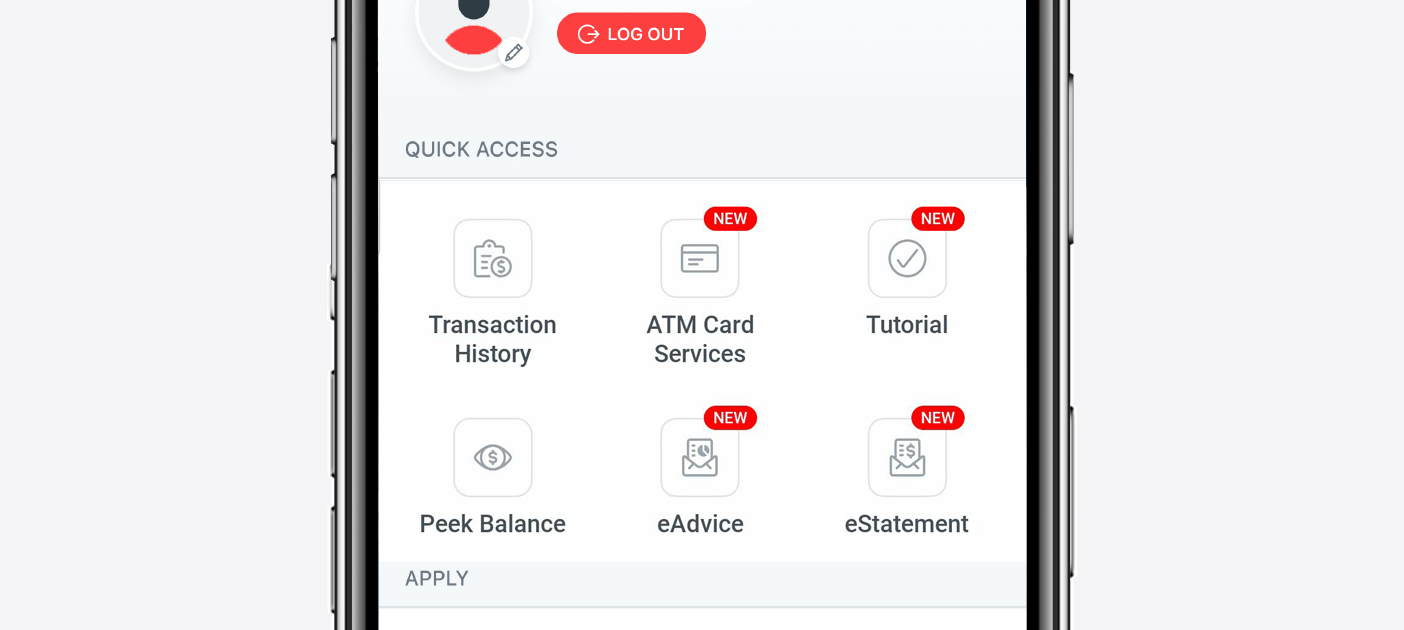 Viewing banking and credit card eStatement anytime, anywhere