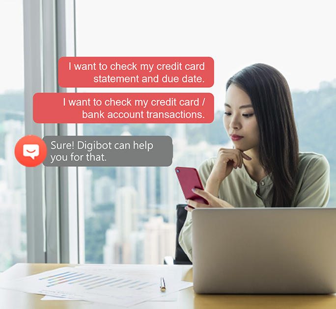 Digibot Credit Card Enquiry