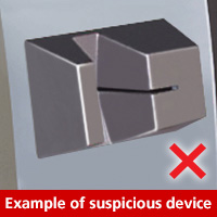 Suspicious device