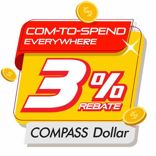 3% COMPASS Dollar Rebate