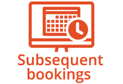 Subsequent bookings