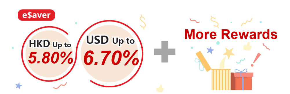 e$aver Total Savings Interest Rate up to 6.70% p.a.