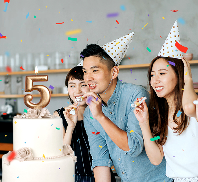 Celebrate FPS and eStamp 5th year anniversary, 1 free eStamp for you and enjoy up to HK$330 rewards.