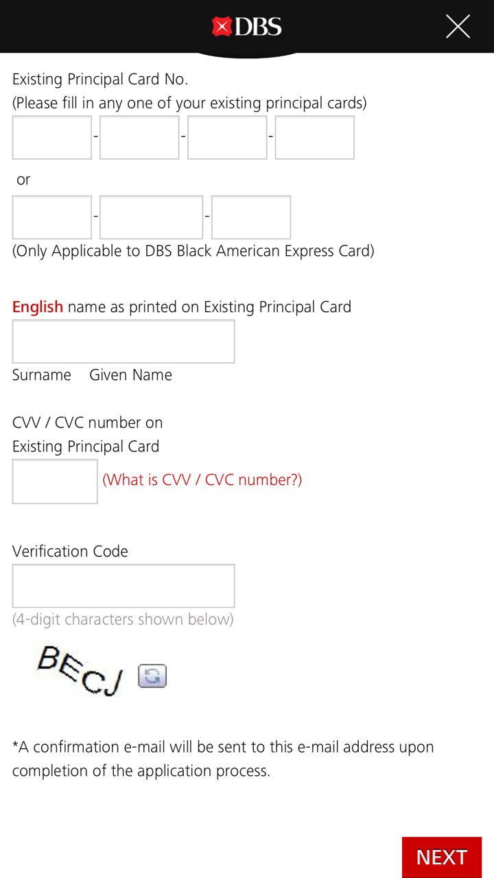 Help Support Existing Dbs Credit Card Holder Applies For A New Dbs Credit Card Through Dbs Omni Dbs Bank Hong Kong