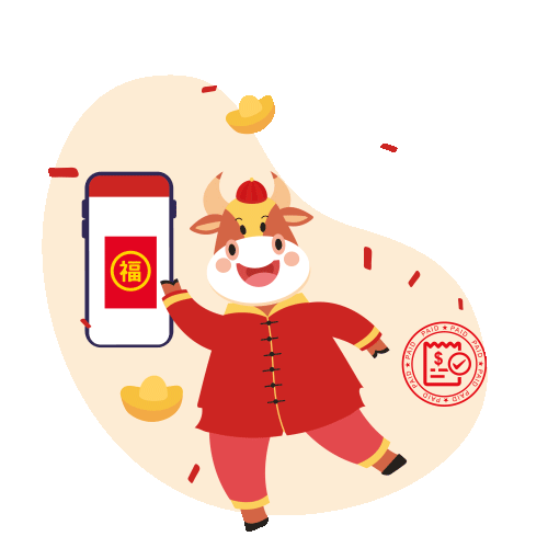 Celebrating Chinese New Year in DBS Digital Way Give out digital red packets Enjoy eStamps and Fortune Lucky Draw!