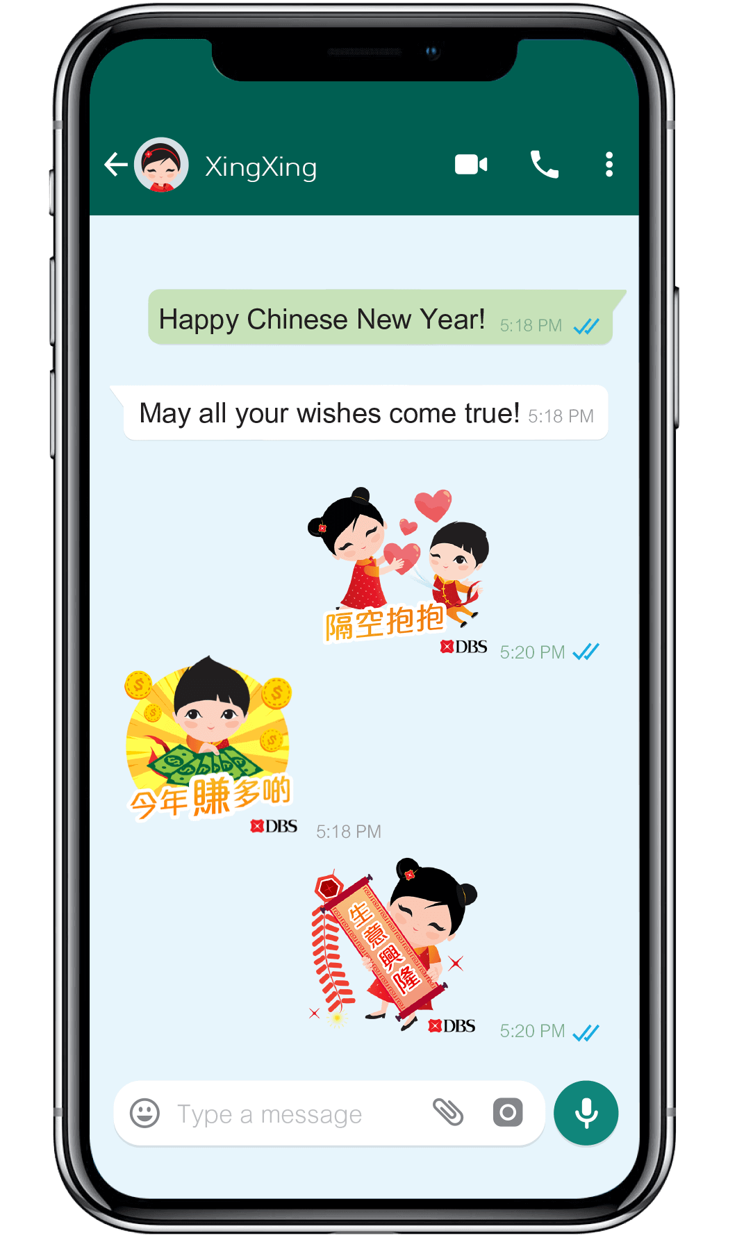 Don’t forget to include one of our lovely tailormade CNY WhatsApp stickers in your messages!